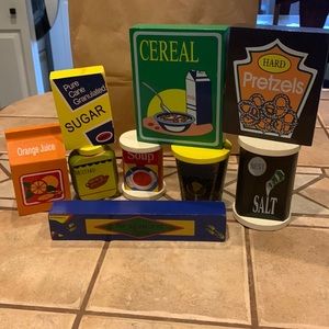Melissa and Doug Solid wood groceries